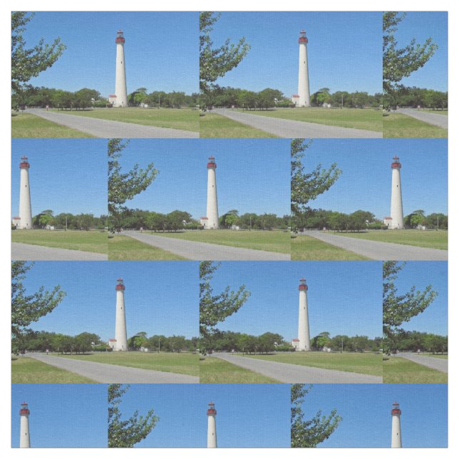 Cape May Lighthouse Fabric (Swatch)