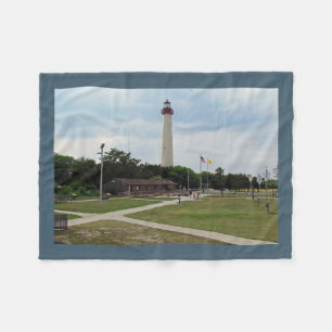 Cape May Lighthouse Fleece Blanket