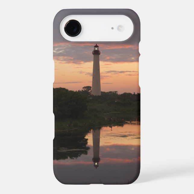 Cape May Lighthouse iphone case (Back)