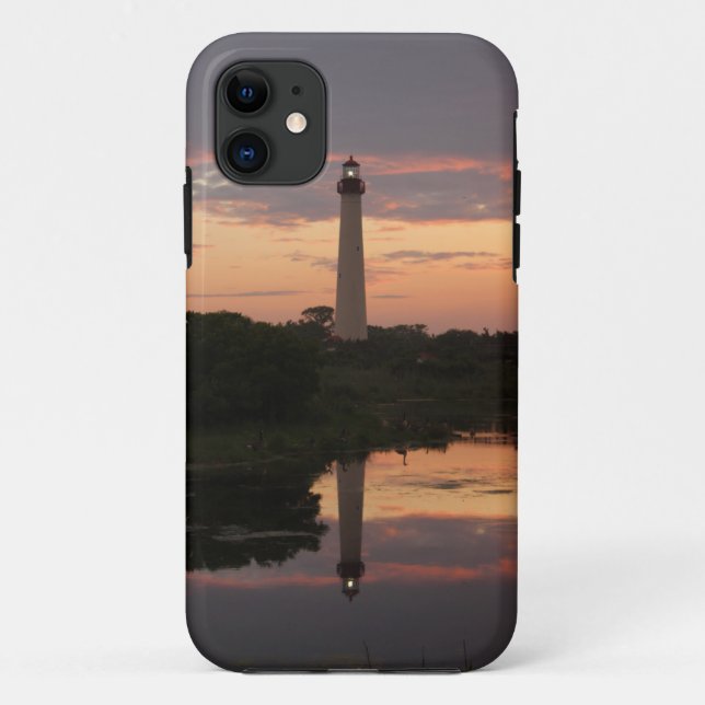 Cape May Lighthouse iphone case (Back)