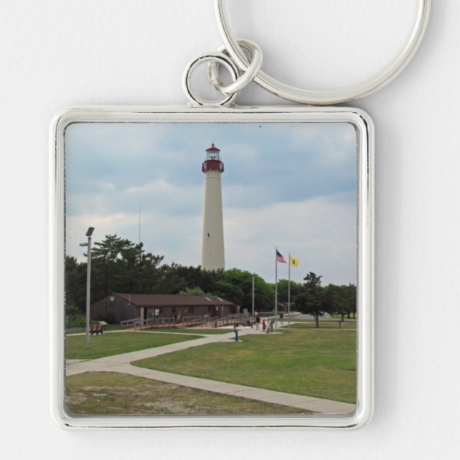Cape May Lighthouse Keychain (Front)