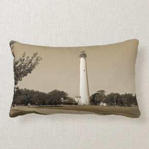 Cape May Lighthouse Lumbar Pillow