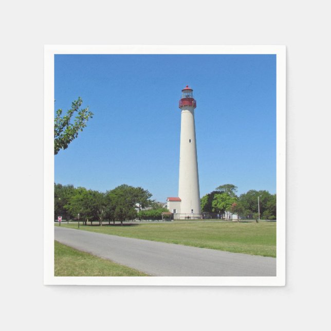 Cape May Lighthouse Napkin (Front)