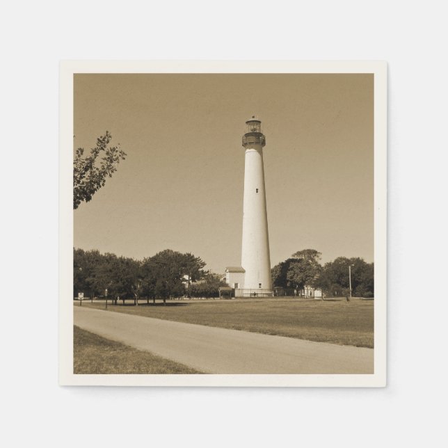 Cape May Lighthouse Napkin (Front)