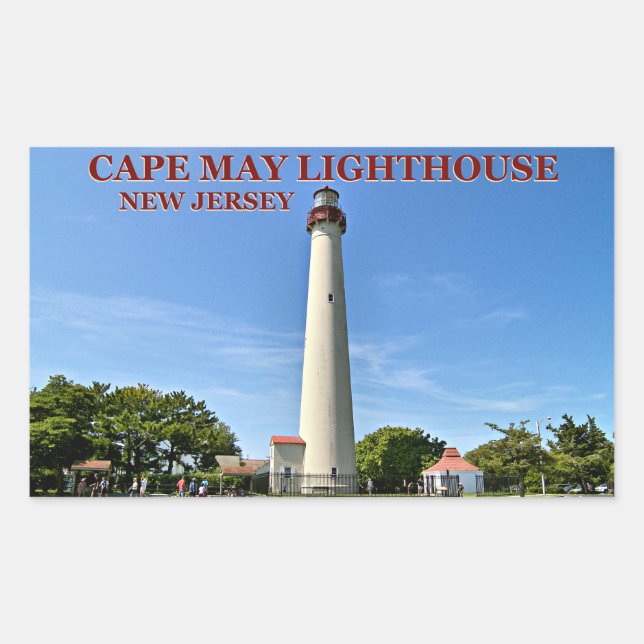 Cape May Lighthouse, New Jersey Stickers (Front)