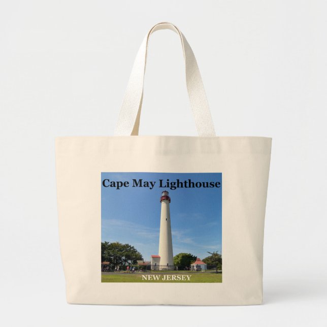 Cape May Lighthouse, New Jersey Tote Bag (Front)