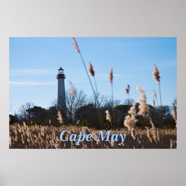 Cape May lighthouse Poster (Front)