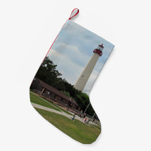 Cape May Lighthouse Small Christmas Stocking