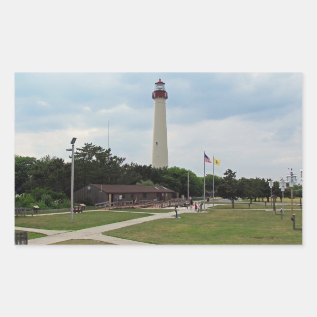 Cape May Lighthouse Sticker (Front)