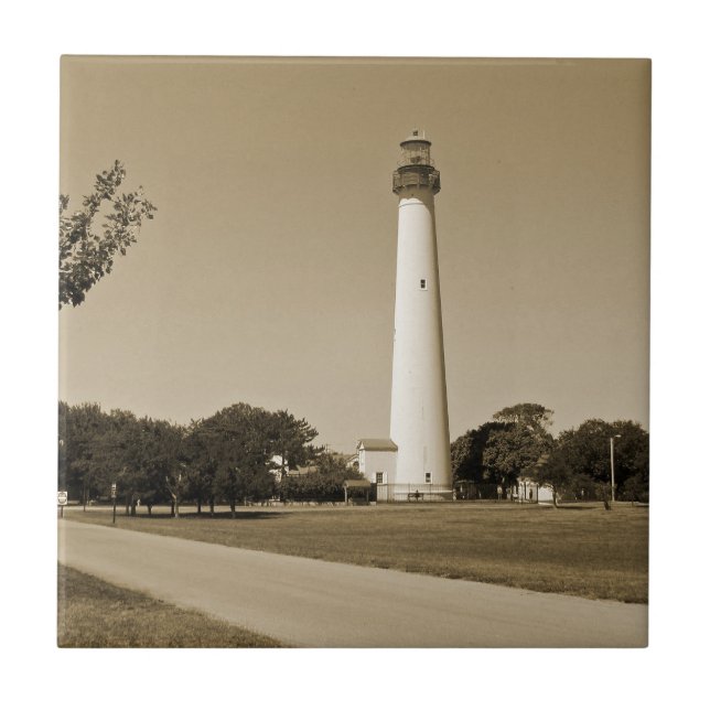 Cape May Lighthouse Tile (Front)
