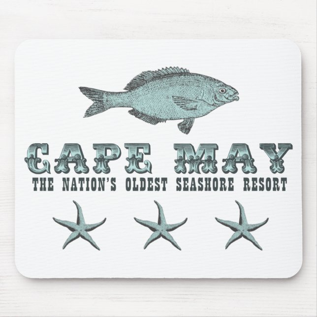 Cape May Nation's Oldest Seashore Resort Mousepad (Front)