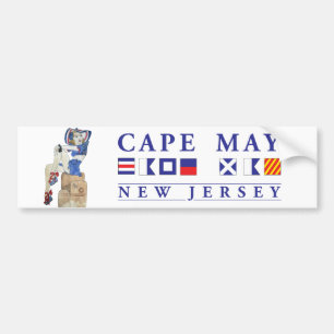 Cape May New Jersey Bumper Sticker