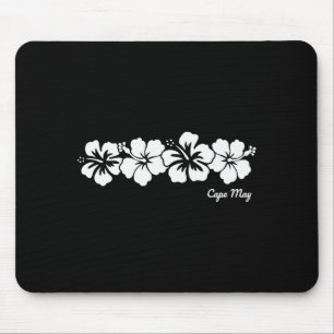 Cape May New Jersey Nj Hibiscus Flower Souvenir Me Mouse Pad