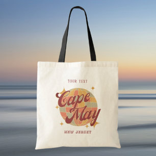 Cape May New Jersey Retro Vintage travel Tote Bag