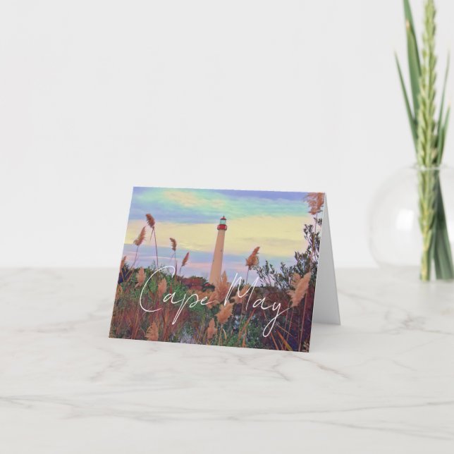 Cape May, New Jersey Thank You Card (Front)