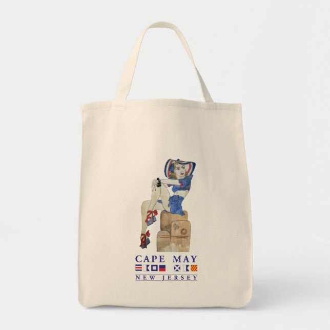 Cape May New Jersey Tote Bag (Front)