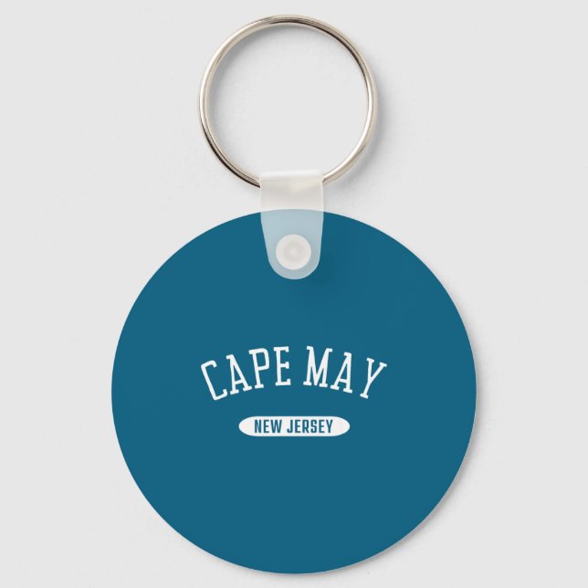 Cape May Nj Clic Cape May New Jersey  Keychain (Front)