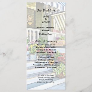 Cape May NJ - Flowers and Watering Cans on Porch Program