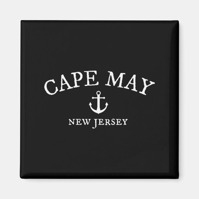 Cape May Nj Shirt, New Jersey Sea Town  Magnet (Front)