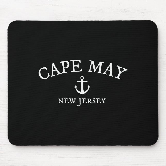 Cape May Nj Shirt, New Jersey Sea Town  Mouse Pad (Front)