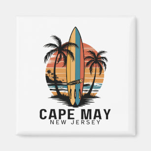Cape May Point State Park New Jersey Surfing Surfe Magnet