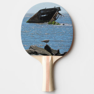 Cape May Shipwreck Ping Pong Paddle