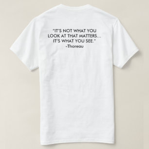 Cape May Stage ART Logo and Quote T-Shirt in White