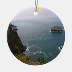 Cape Meares, Oregon Coast Ceramic Ornament