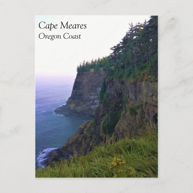 Cape Meares, Oregon Coast Postcard (Front)