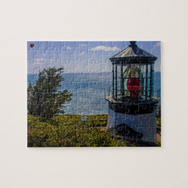 Cape Mears Lighthouse Oregon. Jigsaw Puzzle (Horizontal)