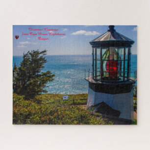 Cape Mears Lighthouse Oregon.  Jigsaw Puzzle