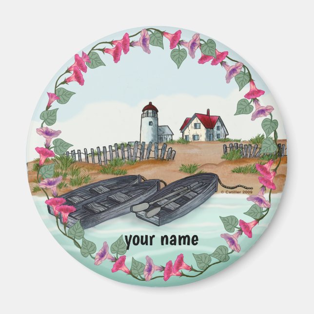 Cape Neddick Lighthouse  magnet  (Front)
