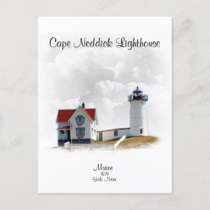 Cape Neddick Lighthouse- Maine Postcard