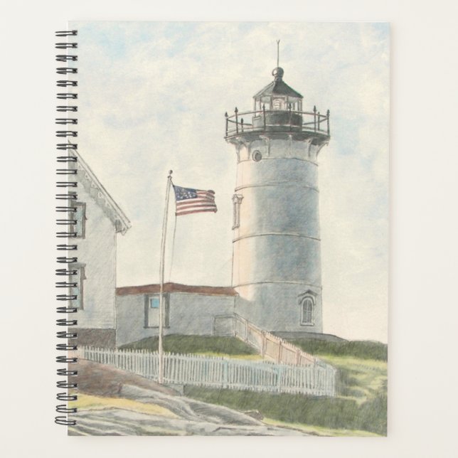 Cape Neddick Lighthouse Planner (Front)