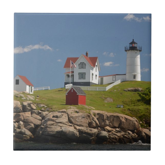 Cape Neddick Lighthouse Tile (Front)