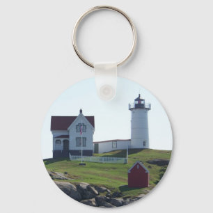 Cape Neddick Nubble Light Keychain