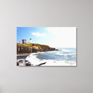 Cape Neddick 'Nubble' Lighthouse in Maine Canvas Print