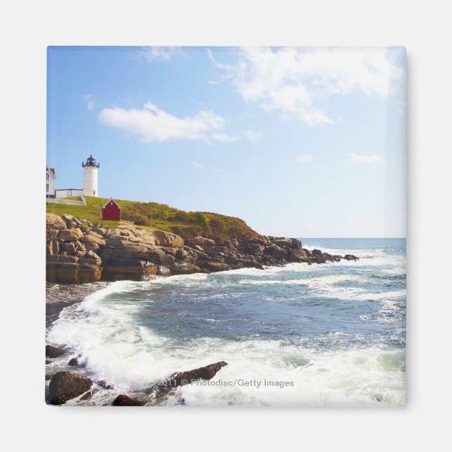 Cape Neddick 'Nubble' Lighthouse in Maine Magnet (Front)