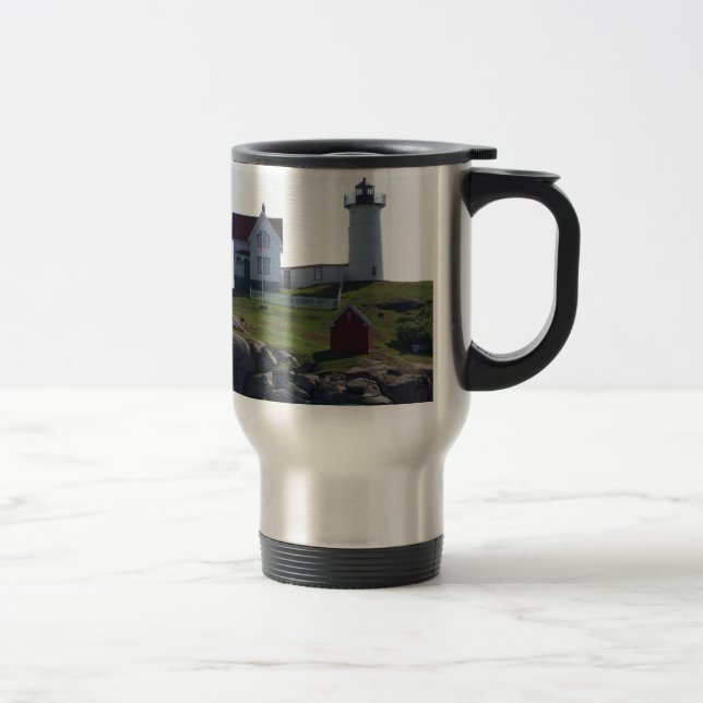 Cape Neddick / The Nubble Light 2 Travel Mug (Right)