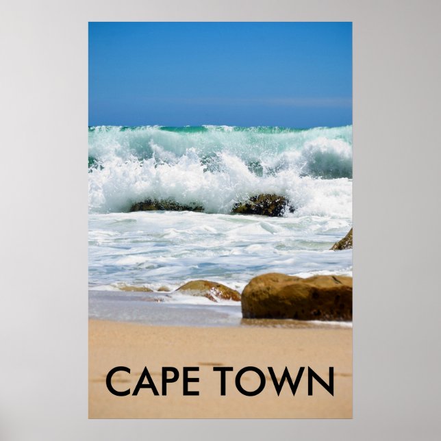 Cape Ocean, CAPE TOWN Poster (Front)