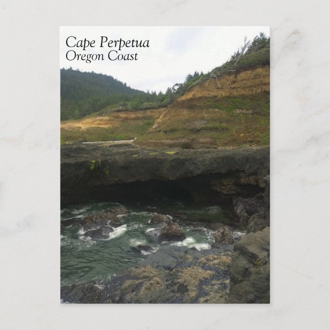 Cape Perpetua, Oregon Coast Postcard (Front)