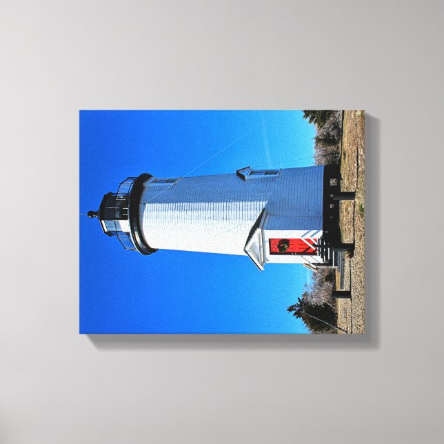 Cape Poge Lighthouse, Massachusetts Canvas Print (Front)