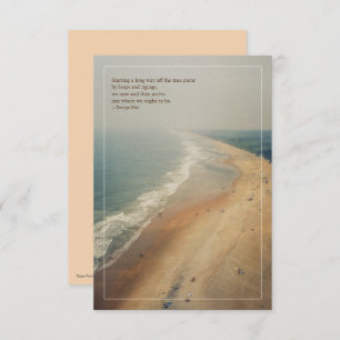 Cape Point (Hatteras Island) Petite Photo Card