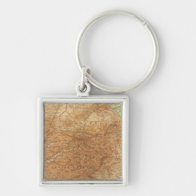 Cape Province, Transvaal, eastern section Keychain (Front)