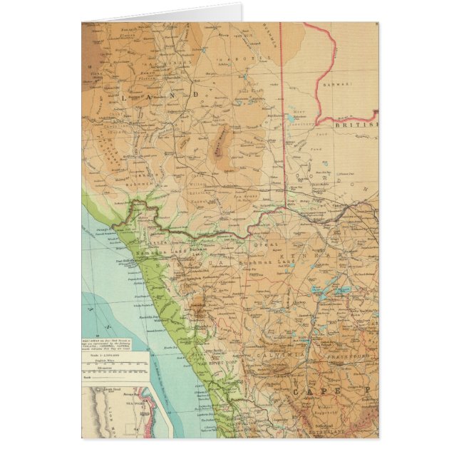 Cape Province, Transvaal, western section (Front)