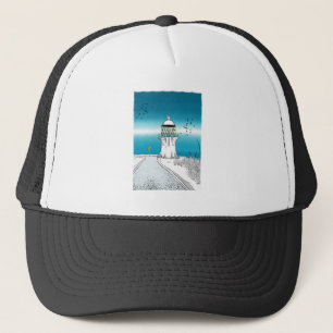Cape Reinga Lighthouse Northland NZ Trucker Hat