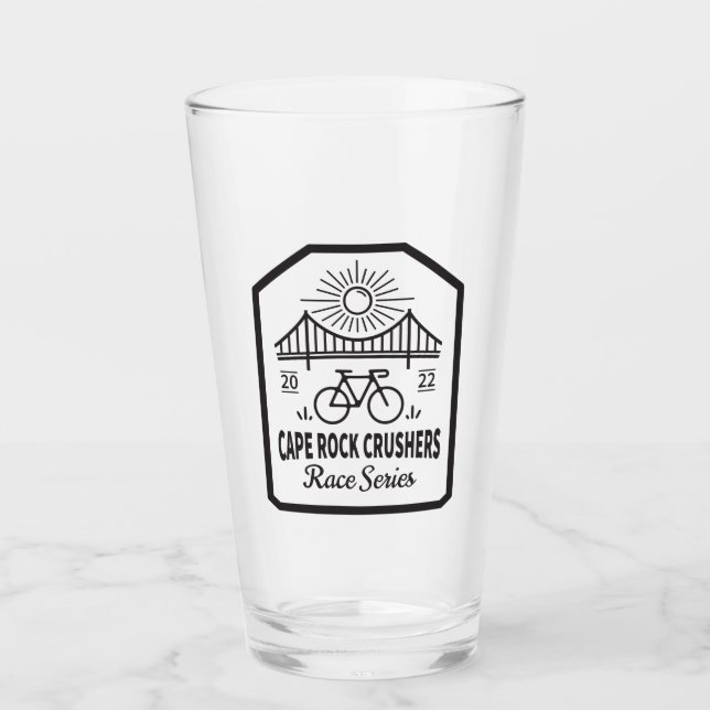 Cape Rock Crushers Pint Glass (Front)