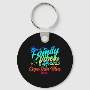 Cape San Blas Florida Family Vibes 2025 Vacation S Keychain