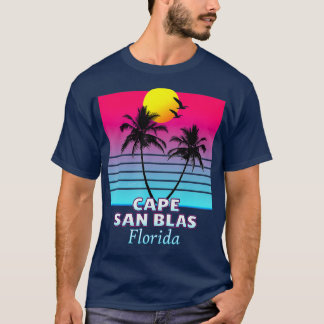 Cape San Blas Florida Retro T-Shirt