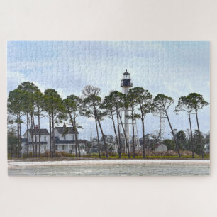 Cape San Blas Lighthouse, Port St. Joe, Florida Jigsaw Puzzle
